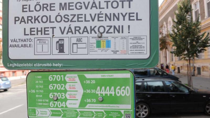 Szeged parkoló bérlet